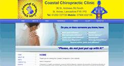 Desktop Screenshot of coastal-chiropracticclinic.com